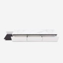 Condian Modern Design Marble-Effect Wood TV Stand for Living Room, 220cm Sale