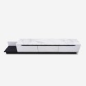 Condian Modern Design Marble-Effect Wood TV Stand for Living Room, 220cm Promotion