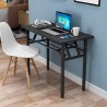 Foldable space-saving office desk 2 levels Foldesk Plus 120x60cm Offers