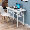 Foldesk Plus Space-Saving Foldable 2-Tier Office Desk 100x60cm Discounts