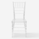 Chiavarina Crystal Transparent Chairs Design for Ceremonies, Bar, Restaurant Bulk Discounts