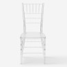 Chiavarina Crystal Transparent Chairs Design for Ceremonies, Bar, Restaurant Bulk Discounts