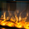 Cetona Floor Electric Fireplace Heater, Energy-Efficient, Classic Frame 