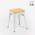 industrial metal stool bar kitchen, wood top, steel rocket wood. Promotion