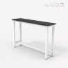 Console table 120x40cm cabinet wood metal white Welcome light 