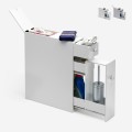 Slim Bathroom Storage Cabinet 17x48x60cm Moposh Promotion