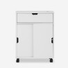 Bathroom space-saving mobile cabinet with sliding doors Gitseg Bulk Discounts