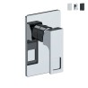 Prestige Built-In Single Lever Shower Mixer in White, Black, and Chrome Promotion