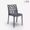 Modern stackable outdoor bar garden restaurant chair Matrix BICA Promotion