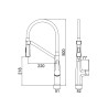 High spout single lever mixer tap for kitchen sink - Toronto. On Sale