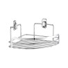 Compact Chrome Corner Shower Shelf Organizer Promotion