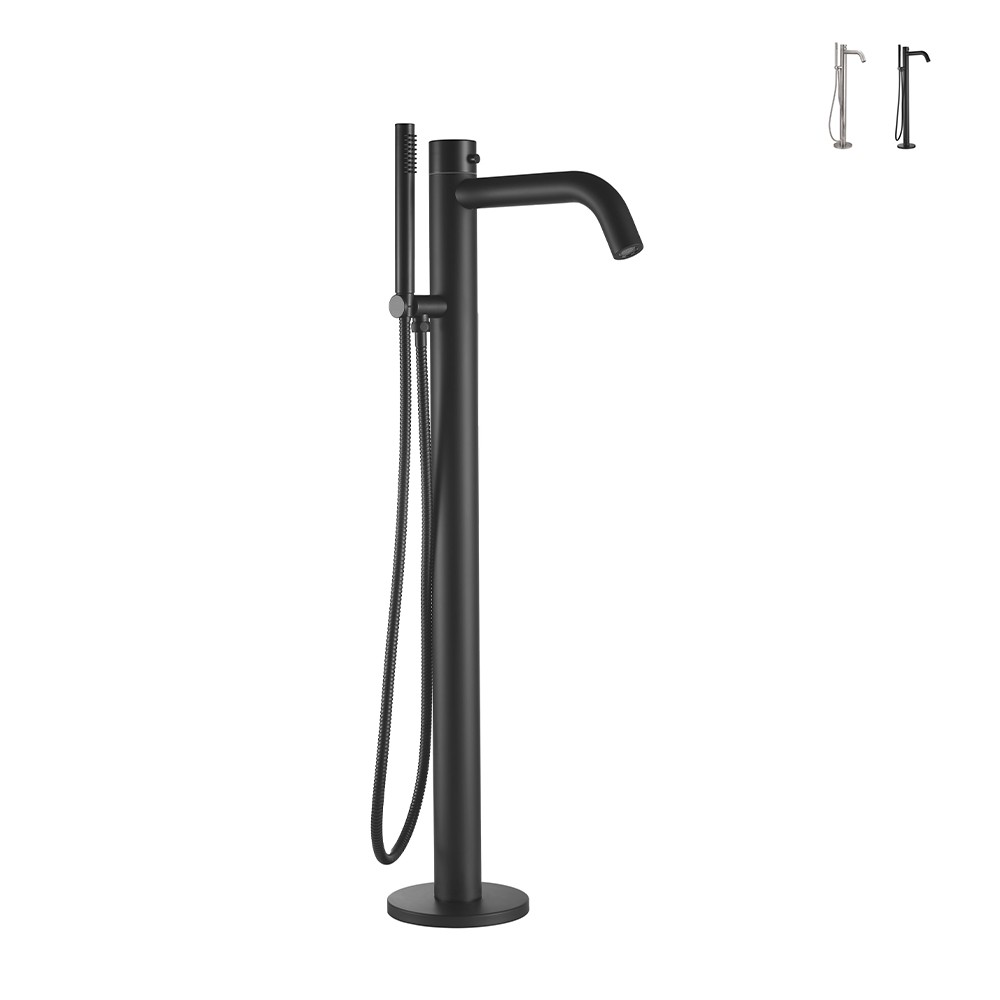 Mini floor-standing shower column bathtub shower head hand shower Oristano