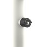 Modern black and white garden pool shower column with Luna D showerhead Cost