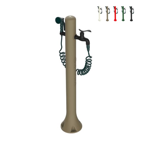 Garden column fountain with flexible hose and 8-jet water gun Acqua Pro Promotion