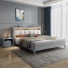 Modern Design King Size Bed 180x200 with LED USB Courier King Sale