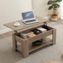 Coffee table with modern storage compartment Suares 