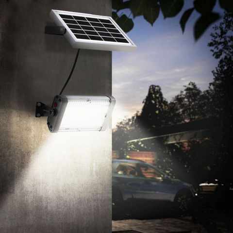 Outdoor Led Spotlight with Integrated Solar Panel 1000 lumens Flood Promotion