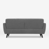 Living room 3-seater sofa, modern Nordic design, sturdy 191cm by Hayem. Cheap