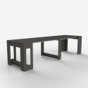 Extendable dining table 90x51-237cm console table entrance Garda 