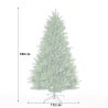 Artificial green Christmas tree 180cm realistic effect Wengen Discounts