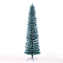 Artificial slim 210cm space-saving snow-covered Christmas tree Kalevala Sale