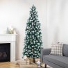 Christmas tree 180cm snow-covered green decorated with Poyakonda cones On Sale