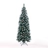 Christmas tree 180cm snow-covered green decorated with Poyakonda cones Discounts