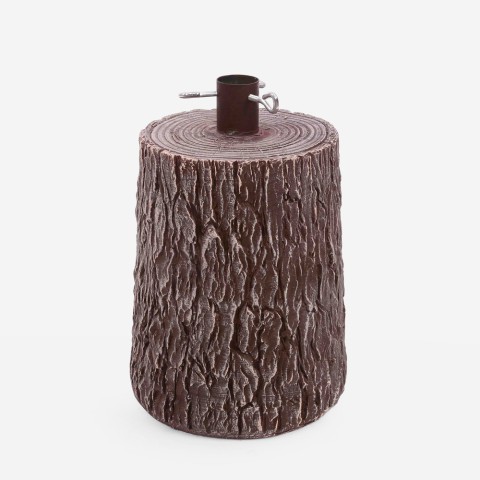 Wooden trunk pedestal base 29x38cm Artificial Christmas Tree Svaalbard Promotion