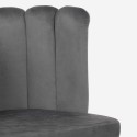 Dining chair armchair with upholstered velvet shell design Shelly Cost
