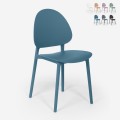 Modern polypropylene chair for kitchen, outdoor and dining room Gladys Promotion