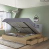 Storage bed 160x200 cm design liftable Steyr King Buy