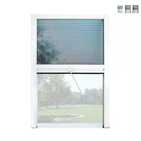 Universal pleated mosquito net sliding window 85x160cm Melodie M Promotion
