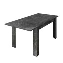 Extendable marble effect dining table 90x137-185cm modern Auris Bulk Discounts