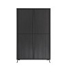 Mobile wardrobe 4 doors modern high sideboard living room 104x174cm Perham Bulk Discounts