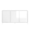 Credenza buffet modern design living room sideboard 3 doors 156x84cm Thilot Bulk Discounts