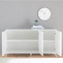 Credenza buffet modern design living room sideboard 3 doors 156x84cm Thilot Model
