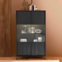 Modern design showcase living room glass sideboard with 2 doors Bellac Offers