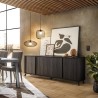Sideboard buffet 4 doors kitchen living room modern design 205x40cm Orival Offers