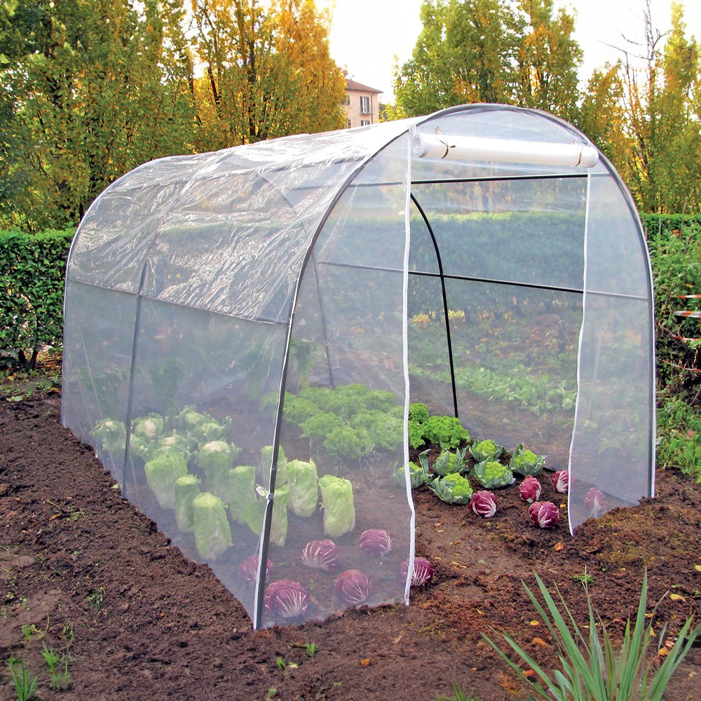 Garden greenhouse 200x300xh180cm tunnel in PVC flowers plants Vegetable