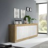 Credenza madia living room buffet 207cm in wood 4 doors white Altea WB Offers