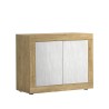Mobile sideboard 114x42cm wood 2 doors white Sedis BW Basic Bulk Discounts