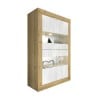 Modern living room display case with 4 white wooden doors 102x43cm Tina WB Basic Bulk Discounts