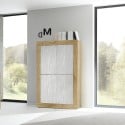 White 4-door credenza high storage cabinet Novia WB Basic Offers