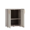 Outdoor locker 80x45x98h adjustable shelf Groove Basso Keter Offers