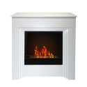 Bellini Freestanding Bioethanol Fireplace 96x35x96h Modern Design Mantel 