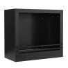 Bellini Freestanding Bioethanol Fireplace 96x35x96h Modern Design Mantel 
