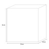 Bellini Freestanding Bioethanol Fireplace 96x35x96h Modern Design Mantel 