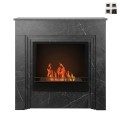 Bellini Freestanding Bioethanol Fireplace 96x35x96h Modern Design Mantel Promotion
