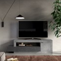 Modern TV stand with 1 door and 1 drawer, 160x42x49cm Wayne. Offers
