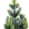 Small 50cm artificial Christmas tree for table with pine cones and fake snow Stoeren. Sale